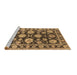 Sideview of Machine Washable Oriental Brown Traditional Rug, wshurb1471brn