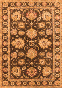 Oriental Orange Traditional Rug, urb1471org