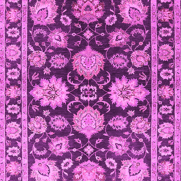 Machine Washable Oriental Pink Traditional Rug, wshurb1471pnk