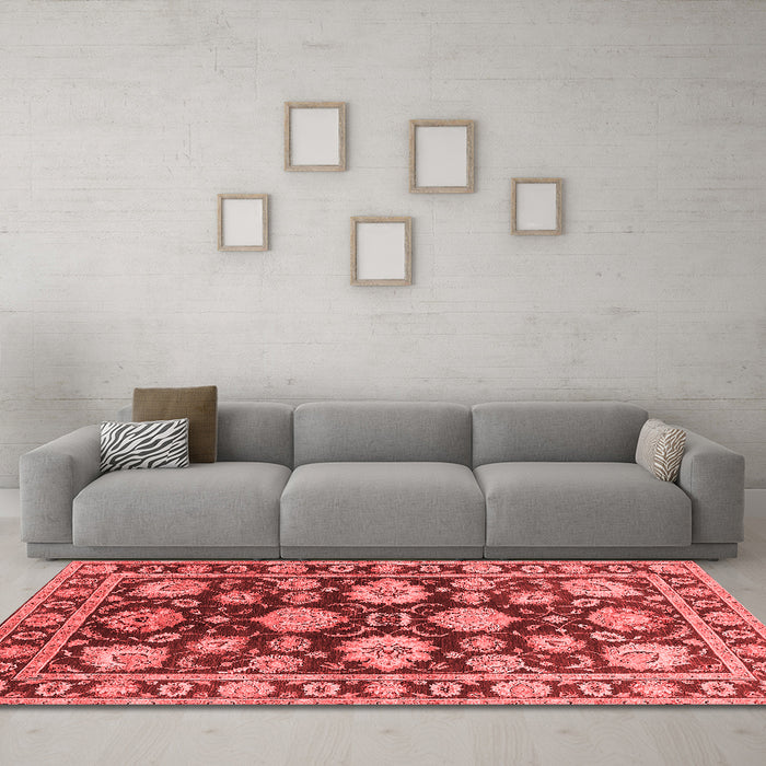 Traditional Red Washable Rugs