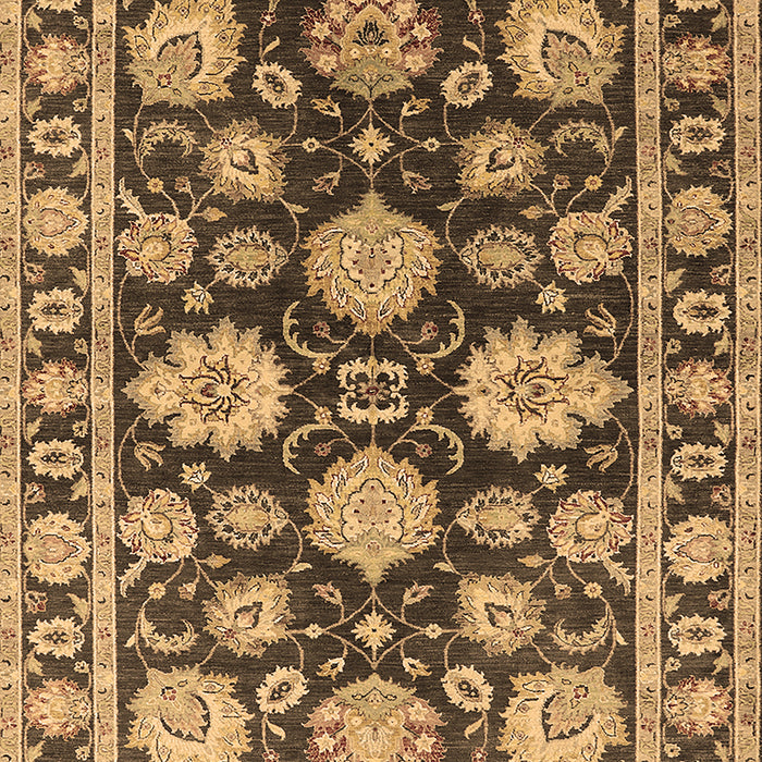 Oriental Brown Traditional Rug, urb1471brn