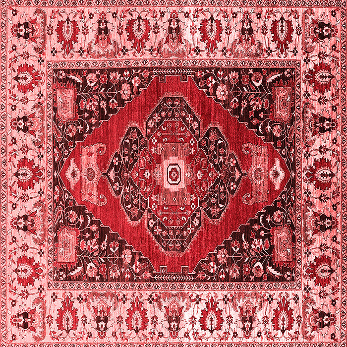 Machine Washable Persian Red Traditional Rug, wshurb1472red