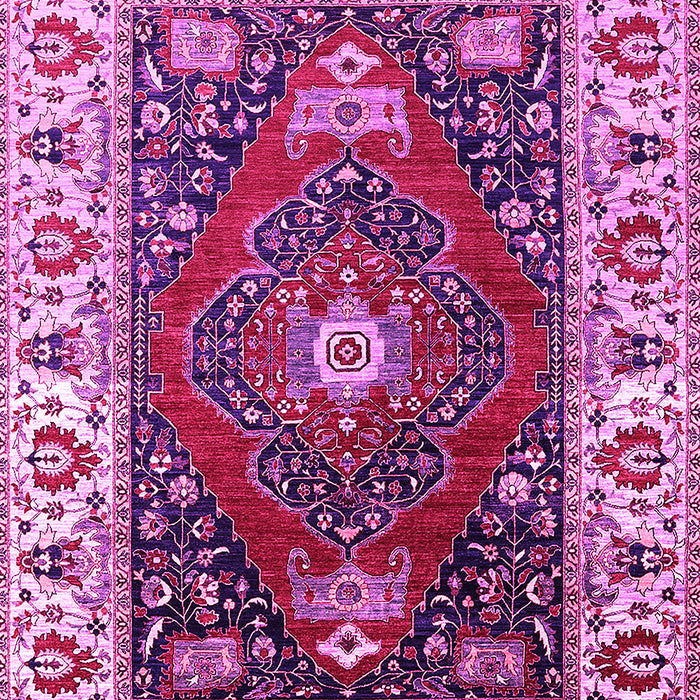Machine Washable Persian Pink Traditional Rug, wshurb1472pnk