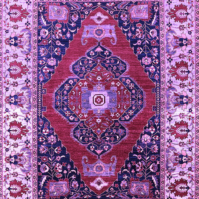 Machine Washable Persian Purple Traditional Area Rugs, wshurb1472pur