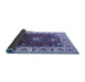 Sideview of Persian Blue Traditional Rug, urb1472blu
