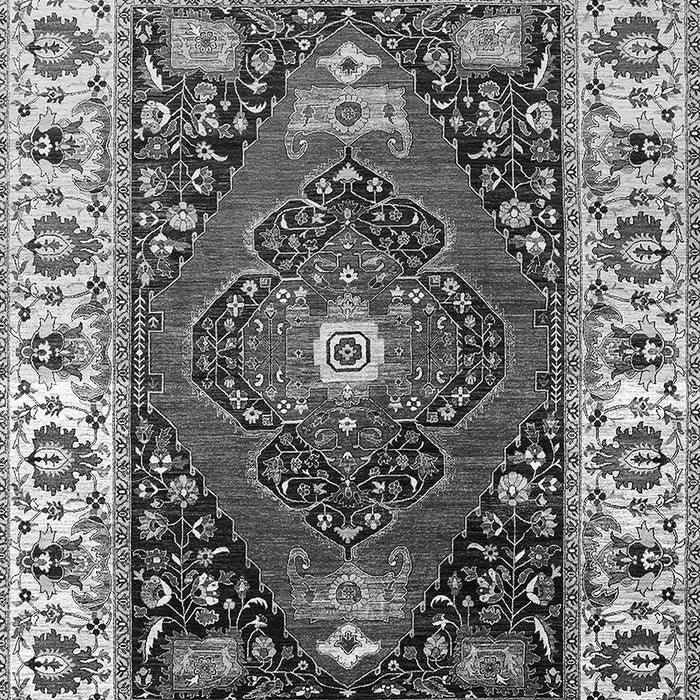 Machine Washable Persian Gray Traditional Rug, wshurb1472gry