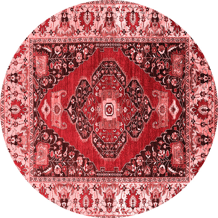 Machine Washable Persian Red Traditional Rug, wshurb1472red