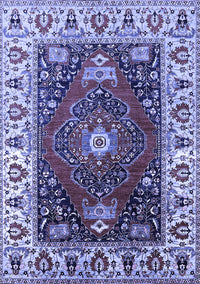 Persian Blue Traditional Rug, urb1472blu