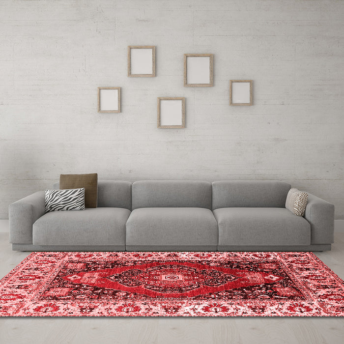 Traditional Red Washable Rugs