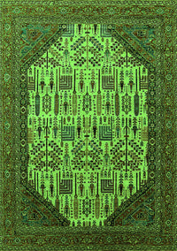 Oriental Green Industrial Rug, urb1473grn