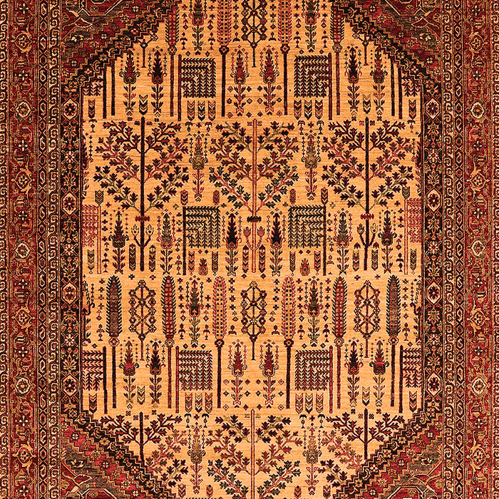 Oriental Orange Industrial Rug, urb1473org