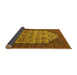 Sideview of Oriental Yellow Industrial Rug, urb1473yw