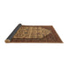 Sideview of Oriental Brown Industrial Rug, urb1473brn