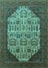 Oriental Turquoise Industrial Rug, urb1473turq