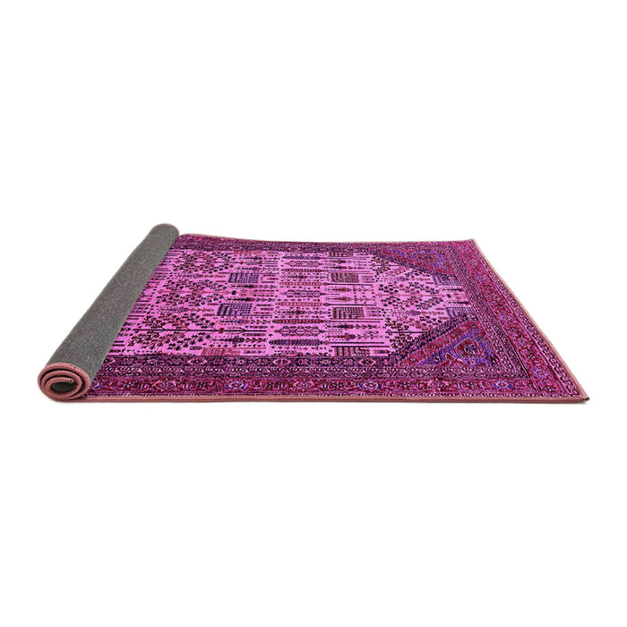 Sideview of Oriental Pink Industrial Rug, urb1473pnk