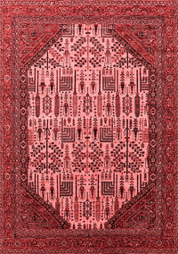 Oriental Red Industrial Rug, urb1473red