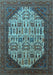 Oriental Light Blue Industrial Rug, urb1473lblu