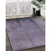 Mid-Century Modern Purple Oriental Rug, urb1474