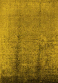 Oriental Yellow Industrial Rug, urb1474yw