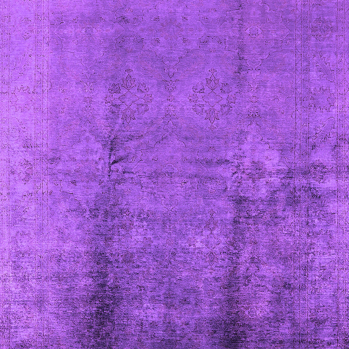 Machine Washable Oriental Purple Industrial Area Rugs, wshurb1474pur