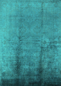 Oriental Turquoise Industrial Rug, urb1474turq