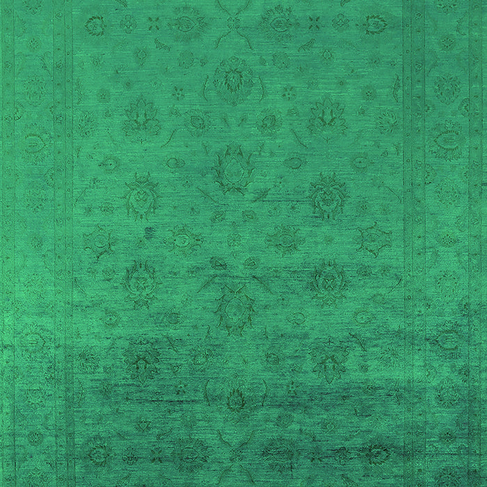 Machine Washable Persian Green Bohemian Area Rugs, wshurb1475grn