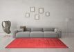 Bohemian Red Washable Rugs