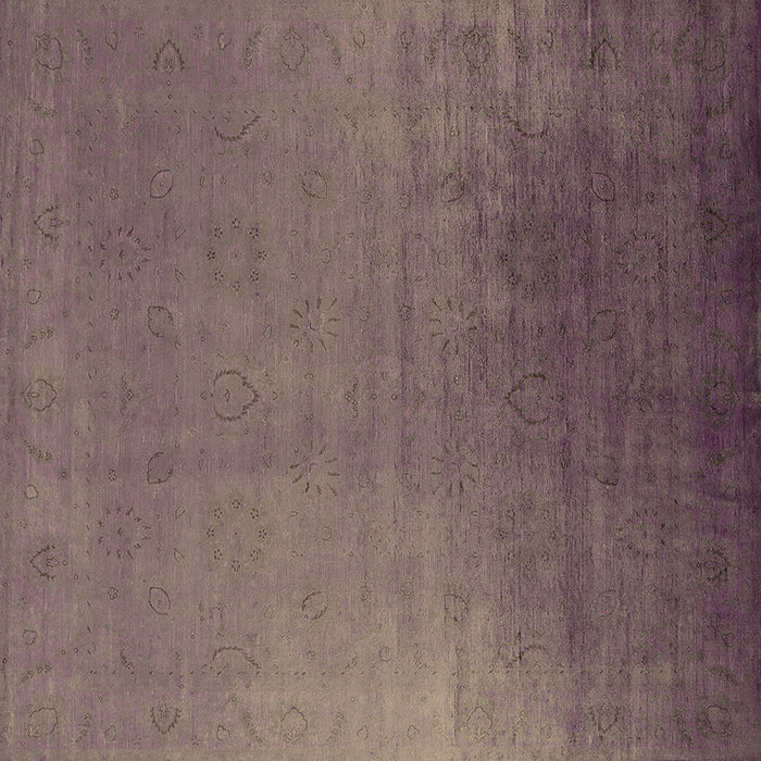 Square Machine Washable Persian Brown Bohemian Rug, wshurb1476brn