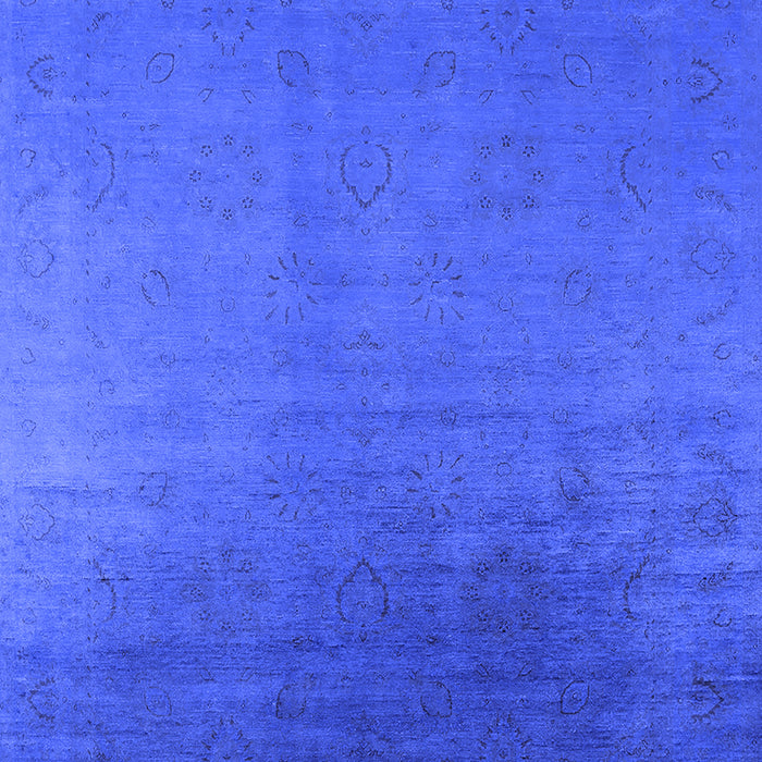Machine Washable Persian Blue Bohemian Rug, wshurb1476blu