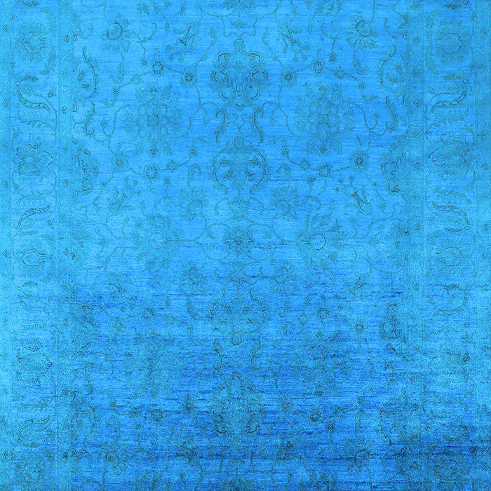 Machine Washable Persian Light Blue Bohemian Rug, wshurb1477lblu