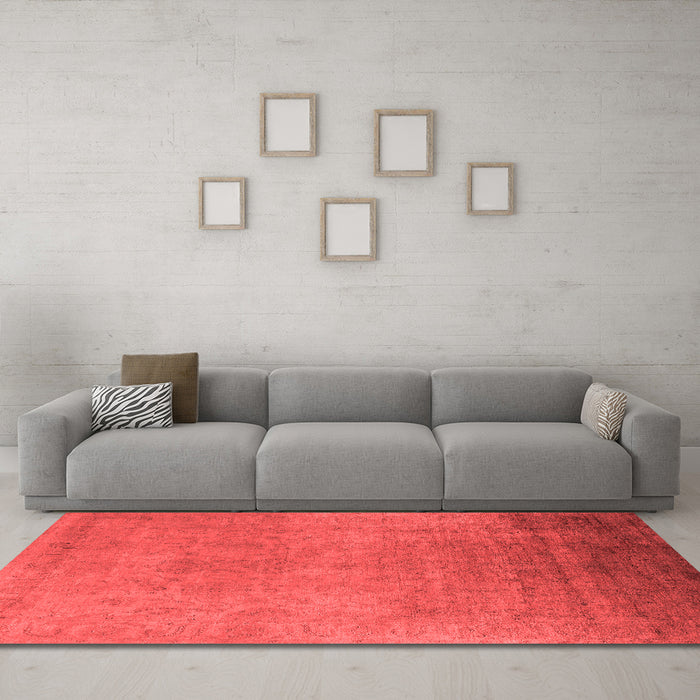 Bohemian Red Washable Rugs
