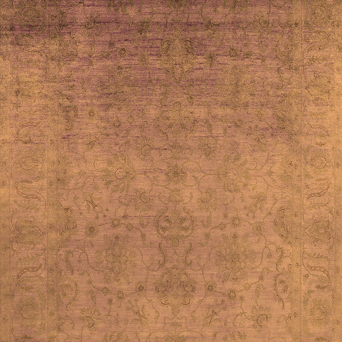 Machine Washable Persian Orange Bohemian Area Rugs, wshurb1477org