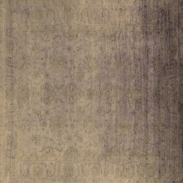 Square Persian Brown Bohemian Rug, urb1477brn