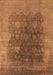 Oriental Brown Traditional Rug, urb1478brn