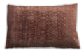 Mid-Century Modern Urban Chestnut Red Lumbar Throw Pillow, 13 inch by 19 inch, lburb1478