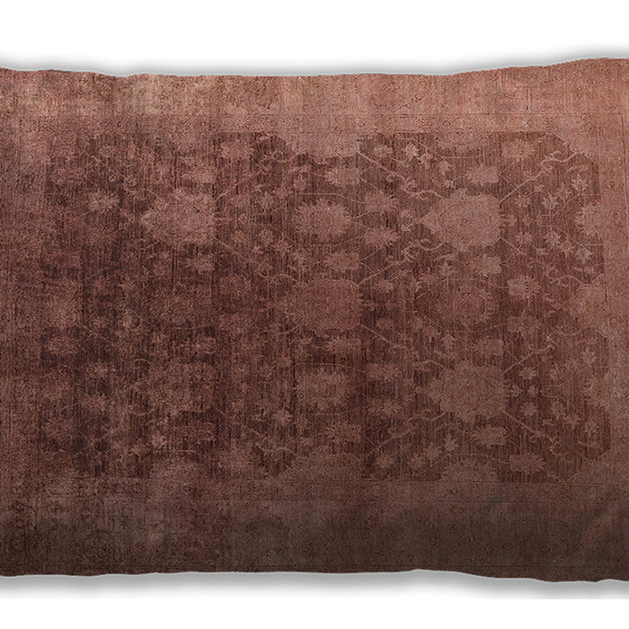 Mid-Century Modern Urban Chestnut Red Lumbar Throw Pillow, 13 inch by 19 inch, lburb1478