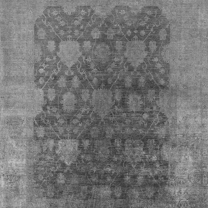 Machine Washable Oriental Gray Traditional Rug, wshurb1478gry