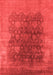 Oriental Red Traditional Area Rugs
