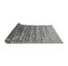 Sideview of Persian Gray Bohemian Rug, urb1479gry