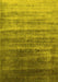 Machine Washable Persian Yellow Bohemian Rug, wshurb1479yw
