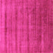 Square Machine Washable Solid Pink Modern Rug, wshurb1480pnk