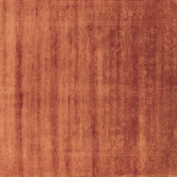 Square Solid Brown Modern Rug, urb1480brn