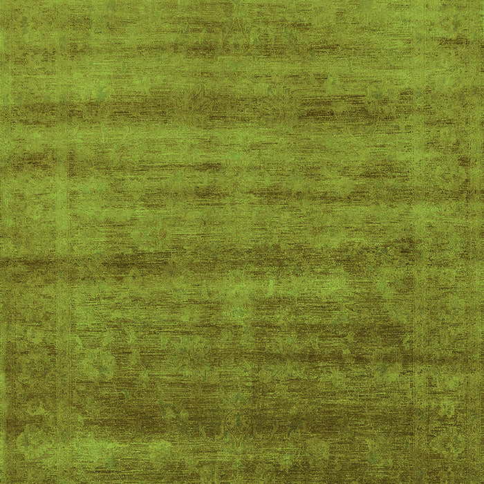 Solid Green Modern Rug, urb1480grn