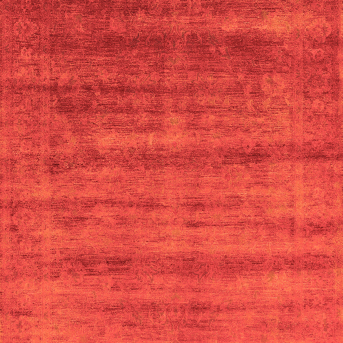 Solid Orange Modern Rug, urb1480org