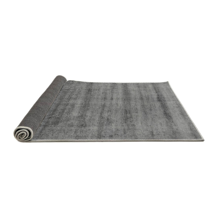 Sideview of Solid Gray Modern Rug, urb1480gry