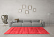 Modern Red Washable Rugs