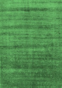 Solid Emerald Green Modern Rug, urb1480emgrn