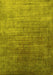 Machine Washable Persian Yellow Bohemian Rug, wshurb1481yw