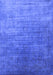 Machine Washable Persian Blue Bohemian Rug, wshurb1481blu