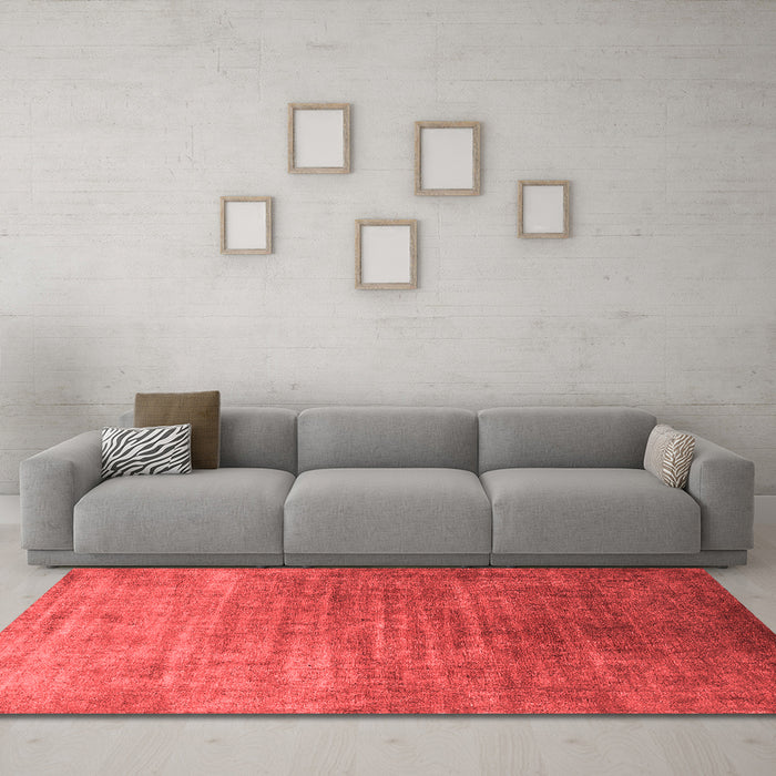 Bohemian Red Washable Rugs